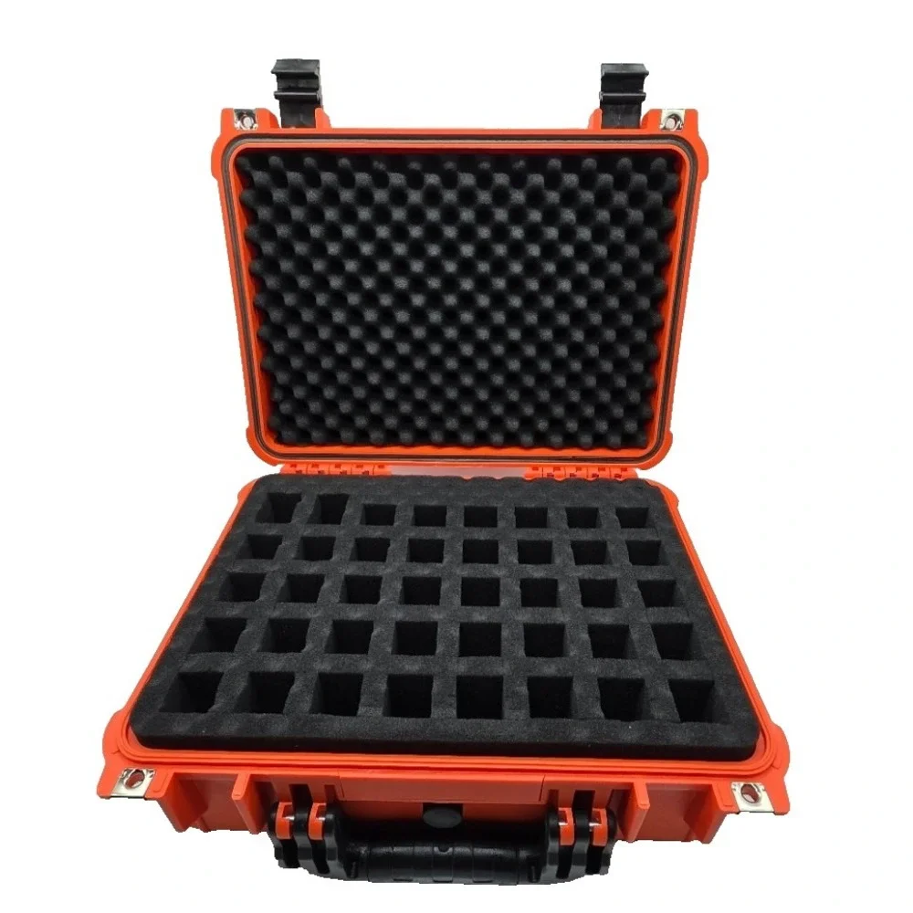 16in Waterproof Hard Case Camera‎ Drone Equipment Protective Foam Orange